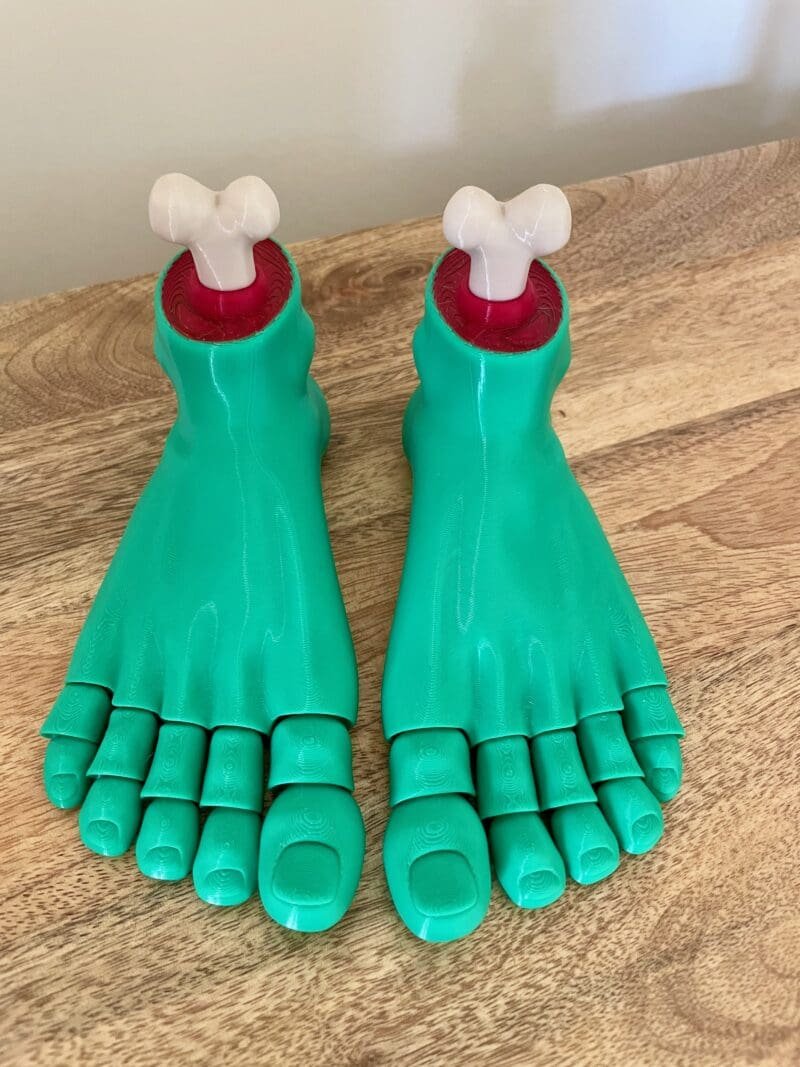 IMG_4121 3D Printed Severed Foot Prop