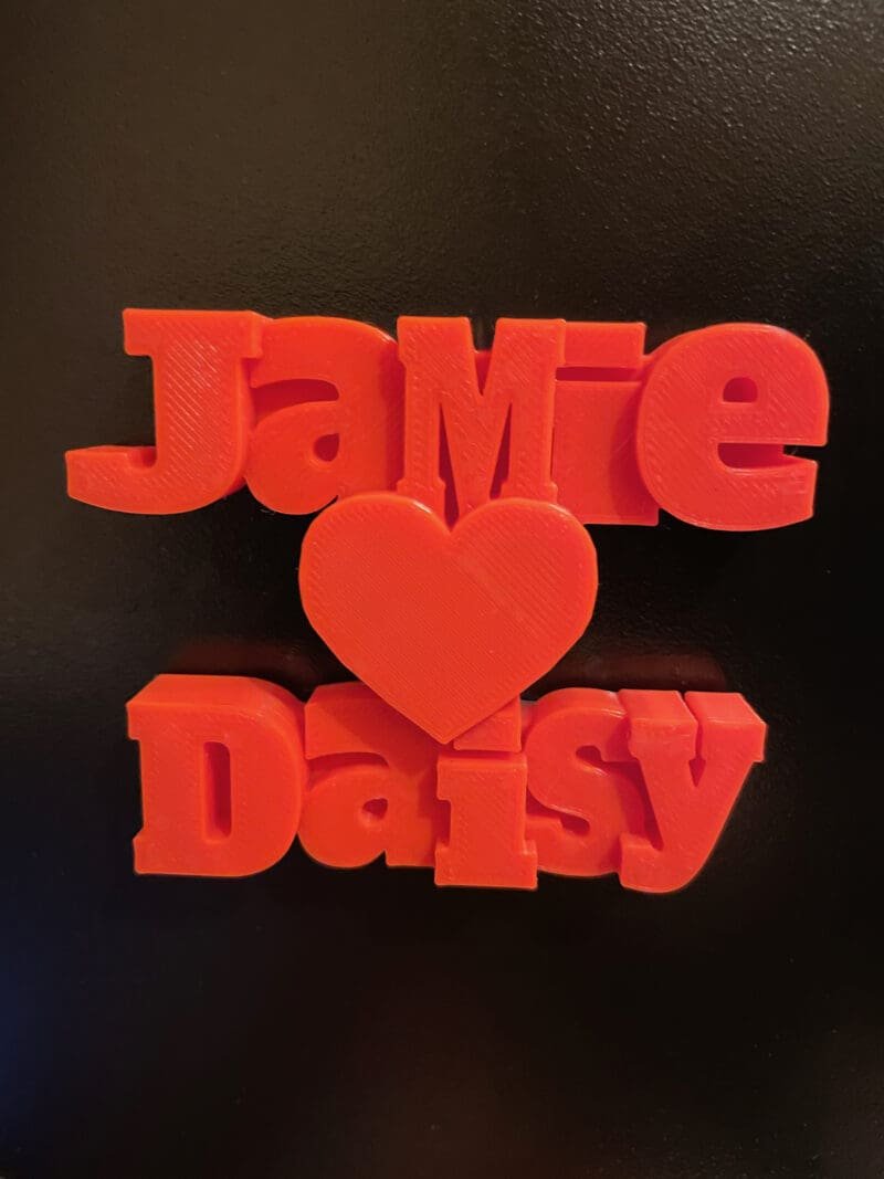 Personalised Name Fridge Magnet