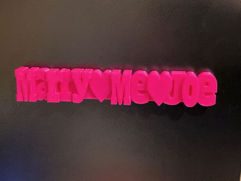 Personalised Name Fridge Magnet,Custom 3D Printed Gift,Personalised Wedding Favours,Custom Kitchen Decor,Stocking Filler for Kids / Adults