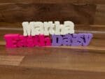 Personalised Name Fridge Magnet,Custom 3D Printed Gift,Personalised Wedding Favours,Custom Kitchen Decor,Stocking Filler for Kids / Adults