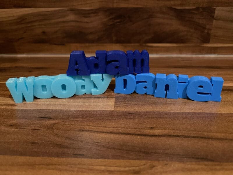 Personalised Name Fridge Magnet,Custom 3D Printed Gift,Personalised Wedding Favours,Custom Kitchen Decor,Stocking Filler for Kids / Adults
