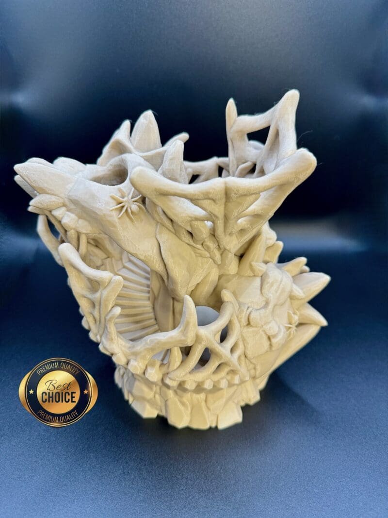 Skull Dice Tower,D&D Dice Tower,TTRPG Accessory,3D Printed Dice Roller,Gothic Dice Tower