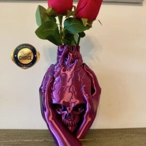 Gothic Skull Vase