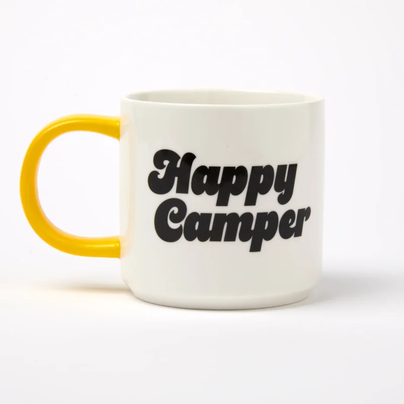 Peanuts Snoopy Happy Camper Mug, Snoopy camping mug, Official Peanuts mug, Gift boxed Snoopy mug, Vegan fine china mug