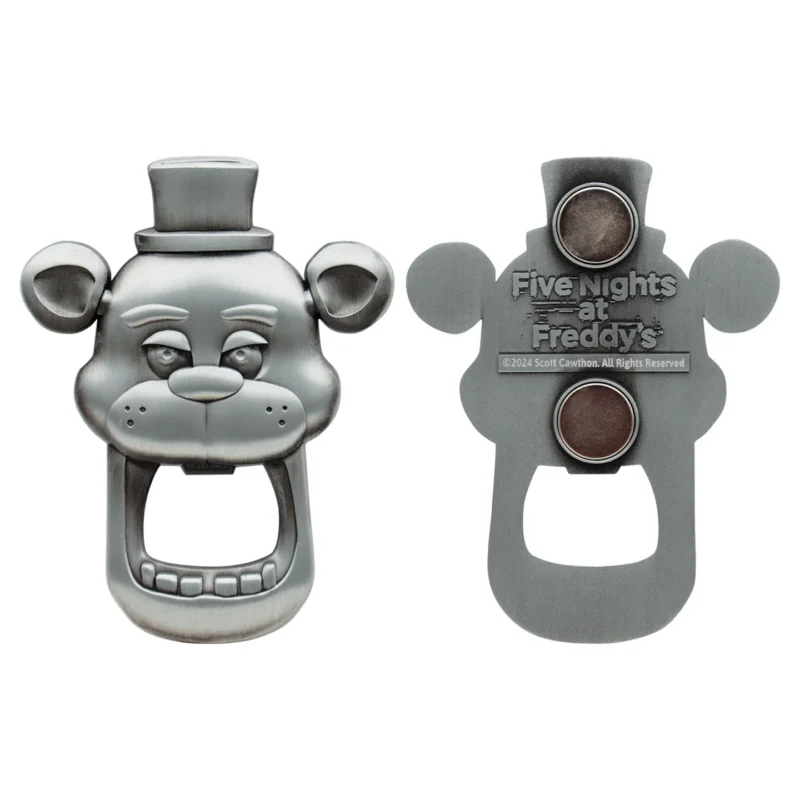 FNAF Bottle Opener,Five Nights at Freddy's Bottle Opener,Freddy Fazbear Bottle Opener,Magnetic Bottle Opener,FNAF Gift