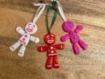 Gingerbread Man Decoration,3D Printed Ornament,Flexi Factory,Articulated Christmas Toy,Hanging Tree Decor