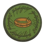 Z-LOTR18-Coaster-White_23401d18-1ac6-42cd-81bf-a34d5176d4d0.jpg Lord of the Rings Desk Pad & Coaster Set,Lord of the Rings Desk Mat,LOTR Desk Accessories,Middle Earth Gaming Mouse Pad,Tolkien Fan Gift