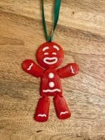 Gingerbread Man Decoration,3D Printed Ornament,Flexi Factory,Articulated Christmas Toy,Hanging Tree Decor