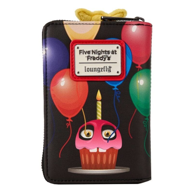 Five Nights at Freddy's Loungefly Zip Around Wallet, FNAF Wallet, Loungefly Faux Leather, Five Nights at Freddy's Merchandise, Chica Cosplay Wallet