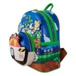 x_lf-sgabk0011_b Loungefly Sonic the Hedgehog Mini Backpack,Sega Classic Cosplay,Vegan Leather Bag,GeekCore Gaming Accessory,Collectible Plush Backpack