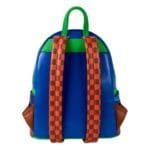 x_lf-sgabk0011_c Loungefly Sonic the Hedgehog Mini Backpack,Sega Classic Cosplay,Vegan Leather Bag,GeekCore Gaming Accessory,Collectible Plush Backpack