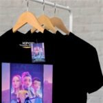 Official K-Pop Demon Hunters T-Shirt,K-Pop Demon Hunters merch,Huntrix Key Art,Netflix Anime Apparel,Demon Slayer Style Streetwear