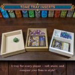 Spellbook Dice Box,Dungeons and Dragons Accessory,Dice Tower,TTRPG Dice Storage,DnD Dice Vault