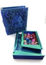 Spellbook Dice Box,Dungeons and Dragons Accessory,Dice Tower,TTRPG Dice Storage,DnD Dice Vault