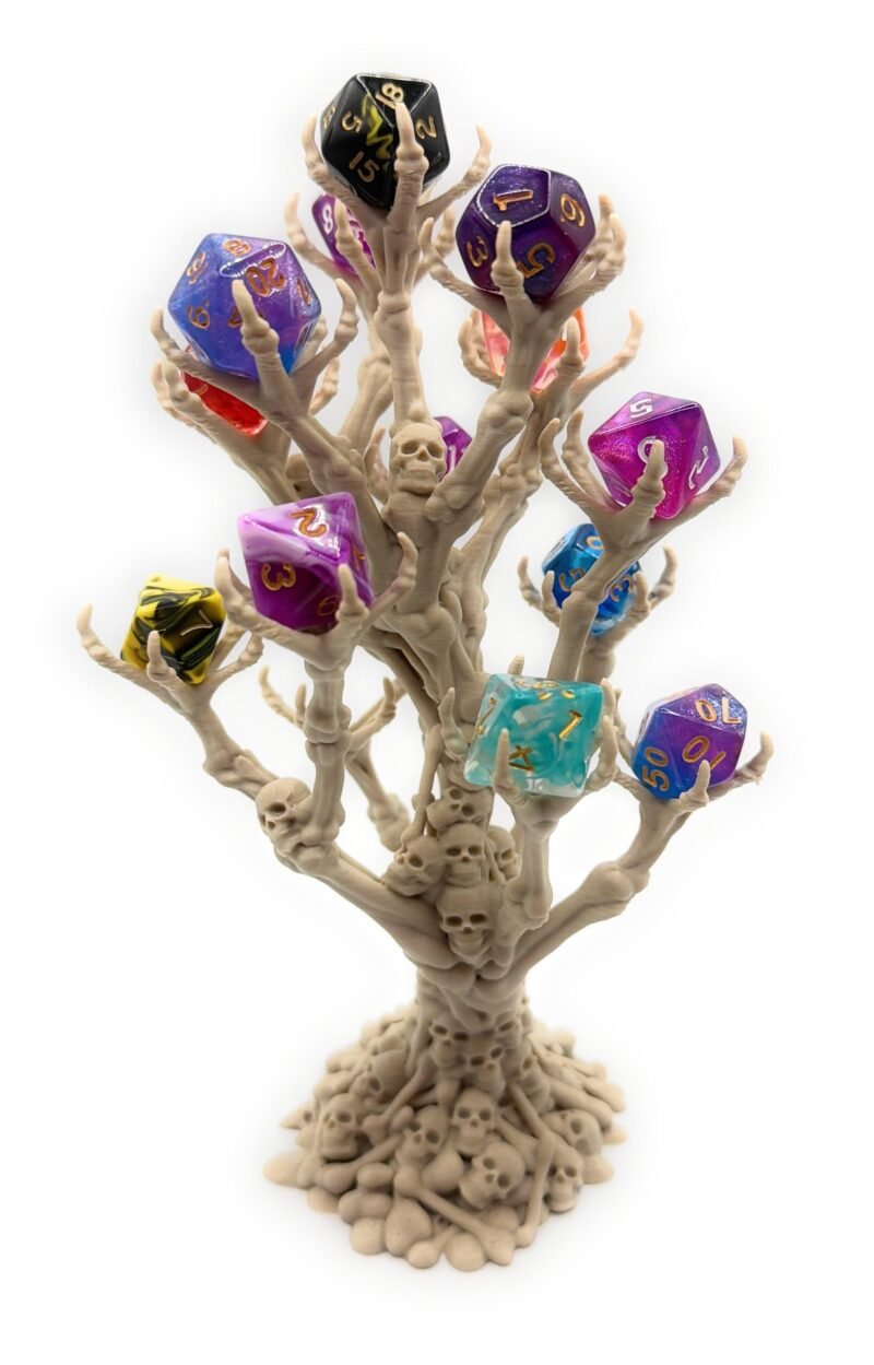 Gothic Dice Holder,RPG Dice Organizer,Skull Dice Display,Dungeons and Dragons Gift,TTRPG Accessory