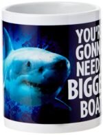 61874qxzyRL.jpg Jaws movie mug,Jaws merchandise,Film memorabilia mug,Movie gift mug