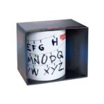 61oKQQoxhyL.jpg Stranger Things Mug,Alphabet Lights Ceramic Cup,Official Stranger Things Merch,Stranger Things Gift Box,Eleven Mug