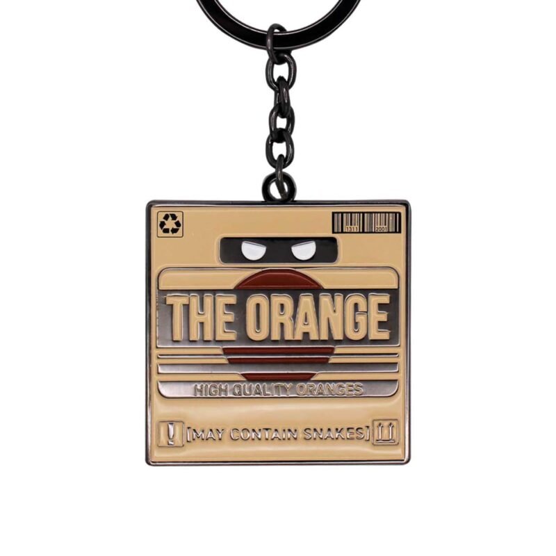61Ohig6MxCL.jpg Metal Gear Solid 2 Orange Cardboard Box keyring