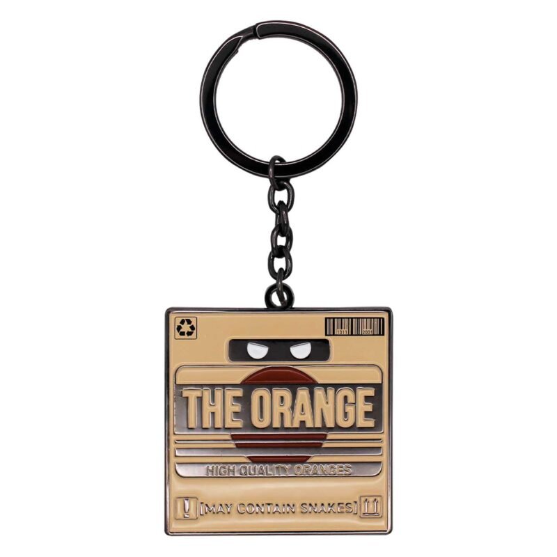 Metal Gear Solid 2 Orange Cardboard Box keyring