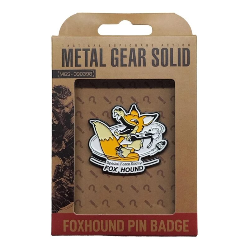 Metal Gear Solid pin badge