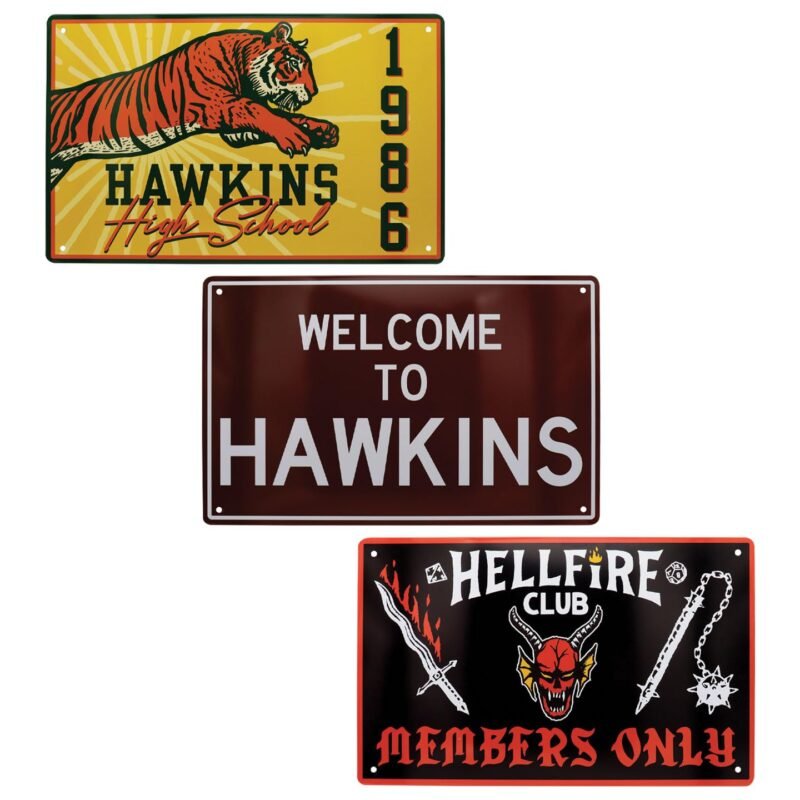 71Hed7mJZlL.jpg Stranger Things tin signs set