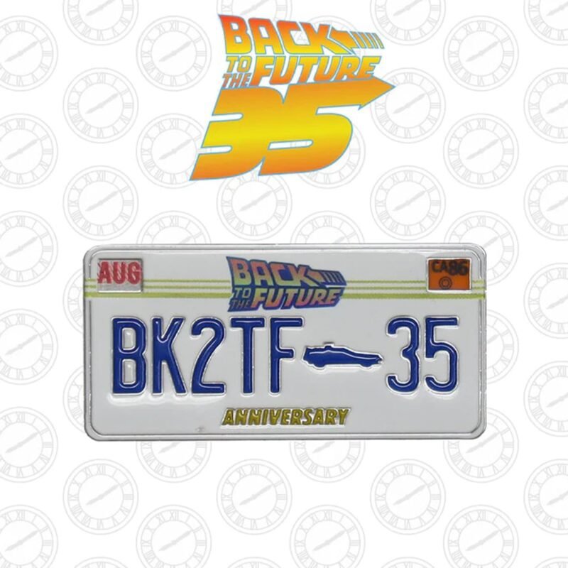Back To The Future 35th Anniversary pin badge