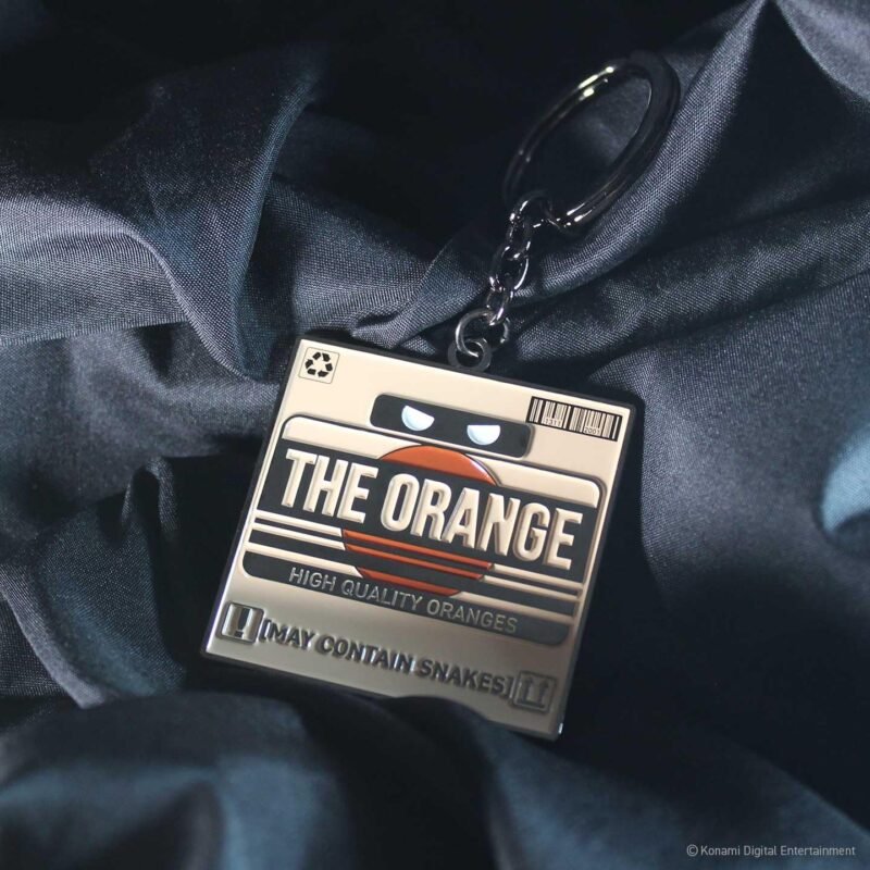 Metal Gear Solid 2 Orange Cardboard Box keyring