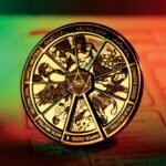 Dungeons & Dragons 50th Anniversary spinner pin badge