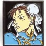Chun-Li-Pin-Badge Street Fighter Assorted Pin Badges,Gaming pin badges,Arcade game collectibles,Street Fighter collectibles,Retro gaming accessories