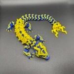 3D printed articulated Storm Dragon,Storm dragon model,Articulated dragon figure,Flexi dragon fidget,Fantasy dragon décor,3D printed dragon collectible