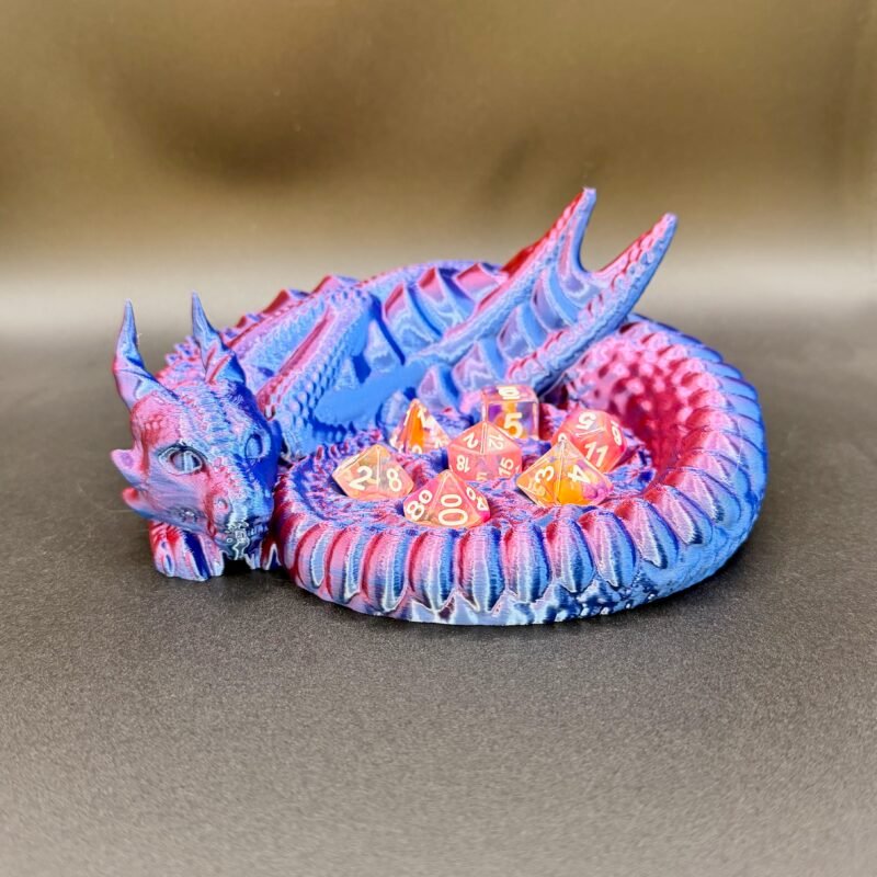 Dragon Nest Dice Guardian,DnD dice holder,Dice guardian,TTRPG dice display,Dungeon Master gift,abletop gaming décor