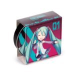 Hatsune Miku lip balm in a tin