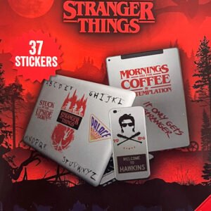Stranger Things tech sticker pack