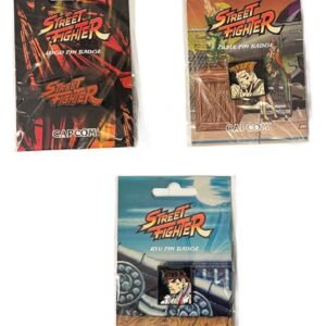 Street Fighter Assorted Pin Badges