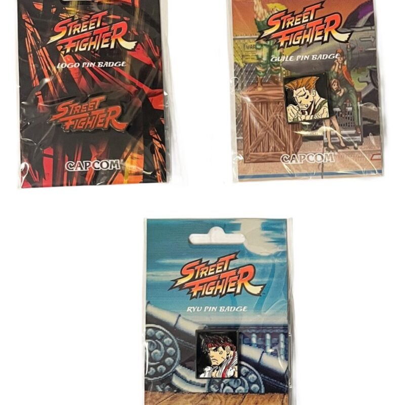 Screenshot Street Fighter Assorted Pin Badges