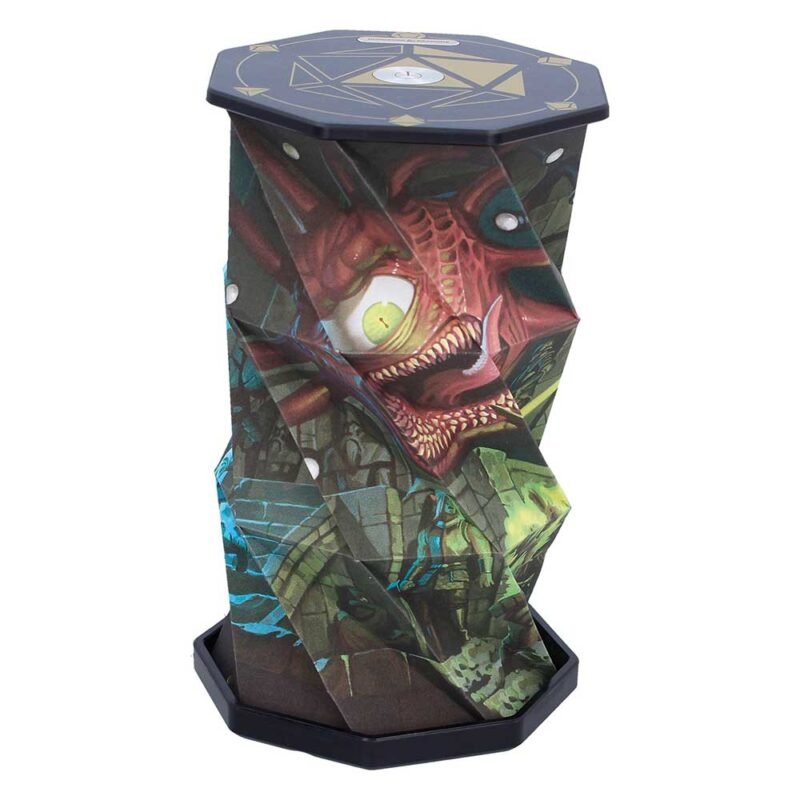Dungeons & Dragons Beholder foldable lamp,Beholder lamp,Dungeons & Dragons lighting,D&D desk lamp,Tabletop gaming décor,Fantasy LED lamp