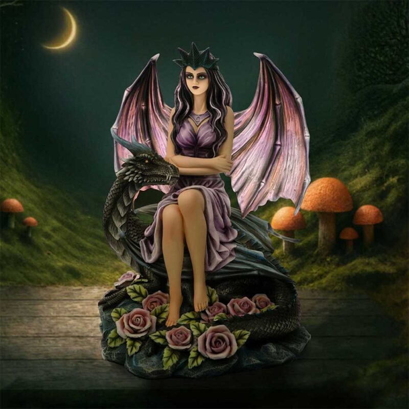 fairy and dragon figurines