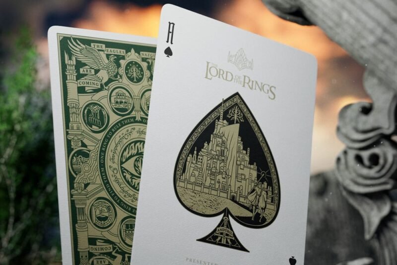 Lord of the Rings playing cards,LOTR card deck,Middle Earth playing cards,Lord of the Rings merchandise,LOTR poker cards,fantasy playing cards