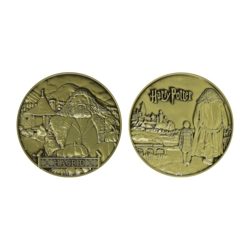 Harry Potter Hagrid collectible coin,Harry Potter limited edition coin UK,Rubeus Hagrid collectible UK,Harry Potter memorabilia UK,Wizarding World collectible coin,Harry Potter gifts UK,limited edition Harry Potter collectible,Hagrid gift for Harry Potter fans,limited edition Wizarding World merch,Hagrid merchandise UK,Harry Potter numbered collectible