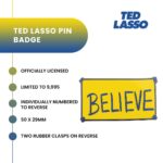 ted lasso gift,ted lasso merchandise uk,ted lasso enamel pin,officially licensed ted lasso merchandise,ted lasso believe pin