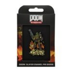 doom eternal pin badge,doom enamel pin badge,doom slayer pin badge,doom gaming merchandise UK,doom eternal limited edition merch,doom eternal enamel metal pin badge