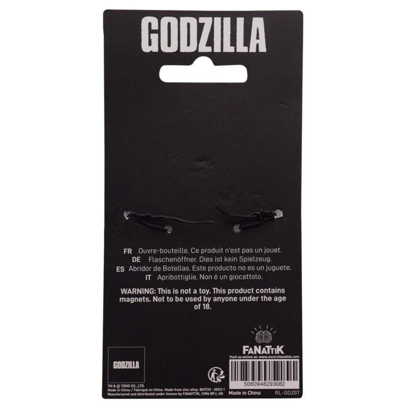 Godzilla bottle opener,officially licensed Godzilla merchandise,magnetic bottle opener fridge,novelty bottle opener,Kaiju bottle opener UK,Godzilla gifts UK,Godzilla collectible UK