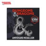 Dungeons and Dragons metal medallion,D&D ampersand medallion,Dungeons and Dragons gift for Dungeon Master,DnD collector's gift UK,official D&D merchandise UK,Dungeon Master gift ideas,D&D limited edition collectible,DnD metal medallion,Dungeons and Dragons jewellery,tabletop gaming gifts UK,D&D memorabilia UK,official Dungeons and Dragons merch