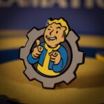 fallout pin badge,fallout collector pin badge,fallout merchandise gift,fallout charisma boy limited edition