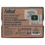 fallout pip-boy ingot,fallout metal collectible,fallout numbered collectible,vault-tec merchandise,fallout collector gift UK,pip-boy metal ingot,officially licensed fallout metal collectible