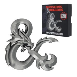Dungeons and Dragons metal medallion