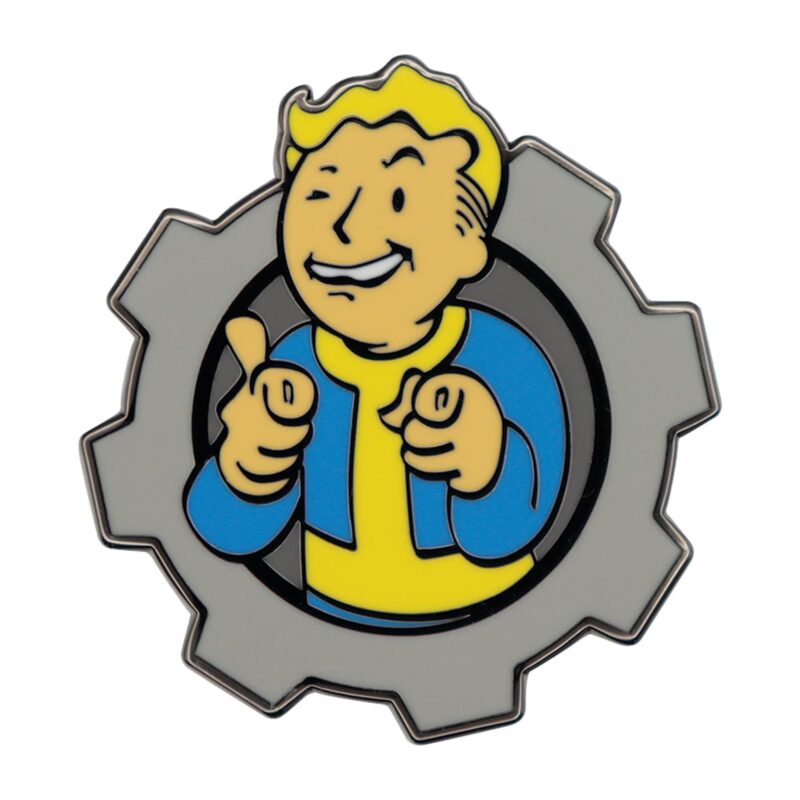 fallout pin badge