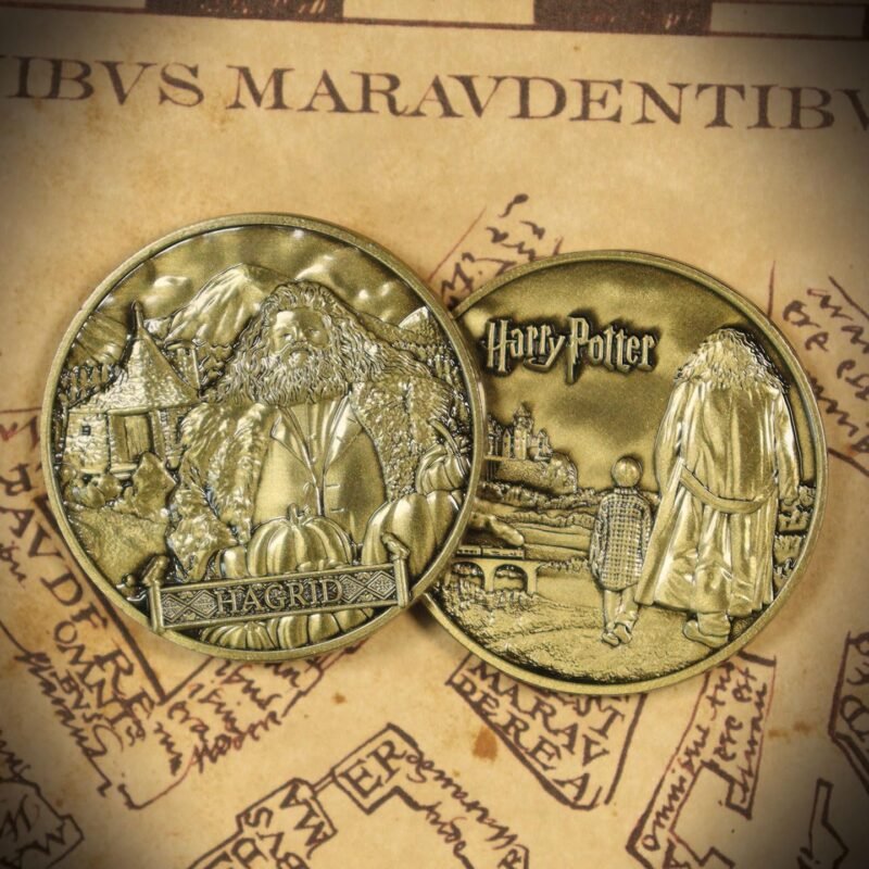 Harry Potter Hagrid collectible coin,Harry Potter limited edition coin UK,Rubeus Hagrid collectible UK,Harry Potter memorabilia UK,Wizarding World collectible coin,Harry Potter gifts UK,limited edition Harry Potter collectible,Hagrid gift for Harry Potter fans,limited edition Wizarding World merch,Hagrid merchandise UK,Harry Potter numbered collectible