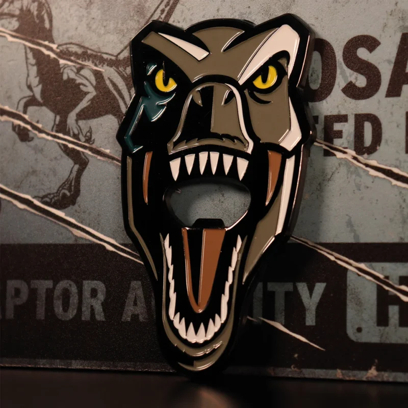 jurassic world bottle opener,jurassic world blue merchandise,officially licensed jurassic world merch,jurassic world fan gift,dinosaur bottle opener collectible UK