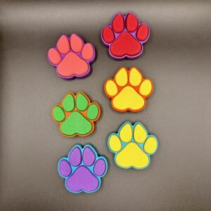 Cat Paw Clicker Fidget Keyring